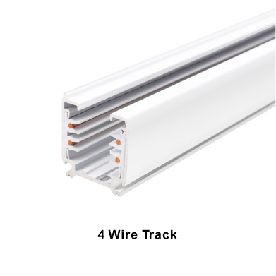 4 Wire Recessed Track